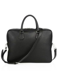 Bally Pebbled Calf Leather Briefcase