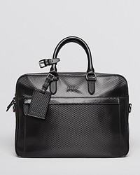 Ralph Lauren Polo Zigzag Leather Briefcase