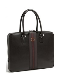 Salvatore Ferragamo Revival Ii Briefcase Black One Size