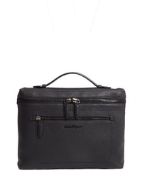 Salvatore Ferragamo Slim Leather Briefcase