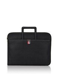 Thom Browne Slim Portfolio Briefcase Black