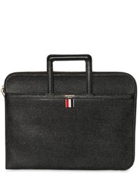 Thom Browne Pebbled Leather Slim Briefcase