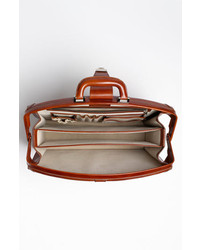 Bosca Triple Compartt Leather Briefcase