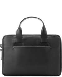 Troubadour Leather Briefcase Black