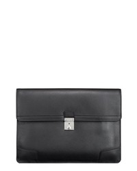 Tumi Astor Drexel Leather Envelope Briefcase Black One Size