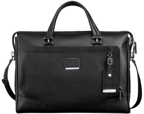 Tumi Astor Regis Slim Zip Top Italian Leather Briefcase | Where to buy ...