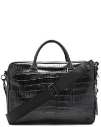 Vince Camuto Turin Leather Briefcase Black