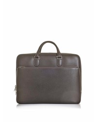 Valextra Zip Around Leather Briefcase