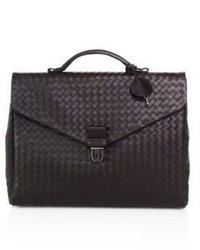 Bottega Veneta Woven Leather Briefcase