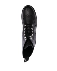 Alexander McQueen Ankle Length Lace Up Boots