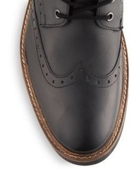 Ben Sherman Brent Leather Wingtip Brogue Boots