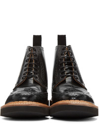Grenson Black Sharp Boots
