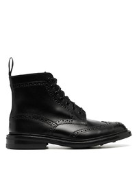 Tricker's Brogue Detail Ankle Boots