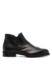 Baldinini Brogue Style Leather Ankle Boots