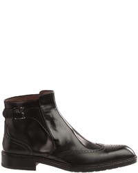 a. testoni Calf Leather Wingtip Boots