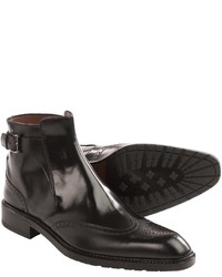 a. testoni Calf Leather Wingtip Boots
