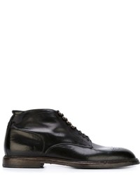 Dolce & Gabbana Brogue Detail Ankle Boots