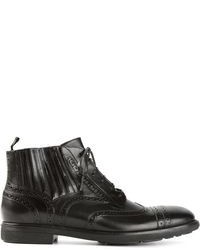 Dolce & Gabbana Brogue Style Ankle Boots