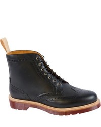 Dr. Martens Bentley Brogue Boot Polished Smooth Boots