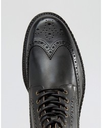 Selected Homme Stephan Leather Brogue Boots
