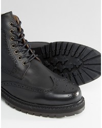 Selected Homme Stephan Leather Brogue Boots