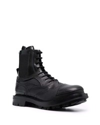 Alexander McQueen Lace Up Ankle Boots