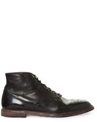 Dolce & Gabbana Marsella Leather Brogue Boots