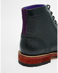Ted Baker Sealls Leather Brogue Boots