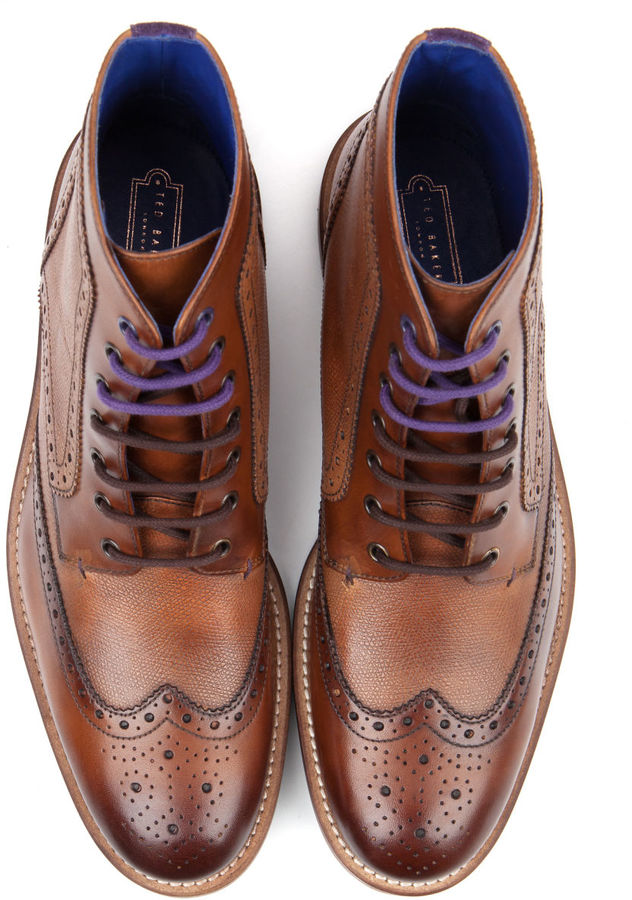 Ted baker store wingtip boots