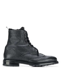 Thom Browne Shearling Lining Wingtip Boot