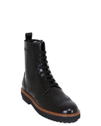 Tod's Brogue Brushed Leather Boots