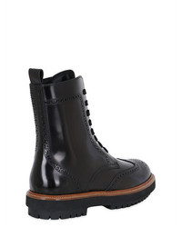 Tod's Brogue Brushed Leather Boots