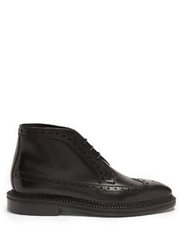 Burberry Wilmont Leather Brogue Boots