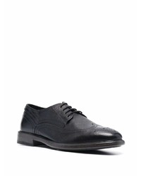 Geox Almond Toe Leather Oxford Shoes