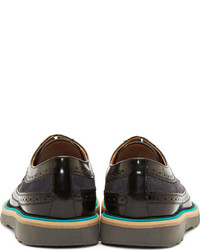 Paul Smith Black Blue Longwing Grand Brogues