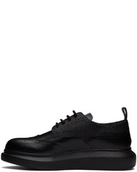 Alexander McQueen Black Hybrid Lace Up Brogues