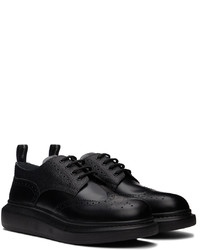 Alexander McQueen Black Hybrid Lace Up Brogues