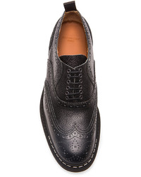 Givenchy Brogue Lace Up Leather Dress Shoes