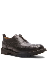 Givenchy Brogue Lace Up Leather Dress Shoes