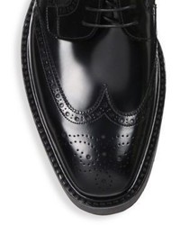 Prada Brogue Leather Creeper Shoes