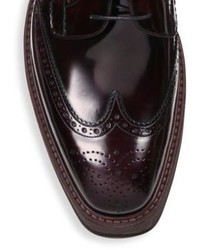Prada Brogue Leather Creeper Shoes