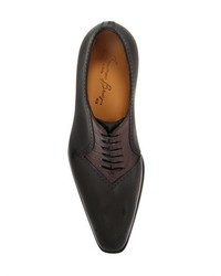 Francesco Benigno Brogue Leather Oxford Lace Up Shoes