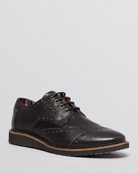 Toms Brogued Leather Wingtip Oxfords