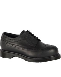 Dr. Martens Ludlow Steel Toe Brogue Shoe Black Fine Haircell Brogues