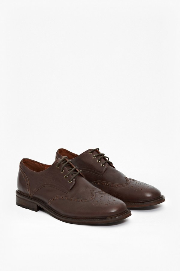 French Connection Flynn Leather Brogues, $158 | French Connection ...