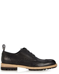 Balenciaga Grained Leather Derby Shoes