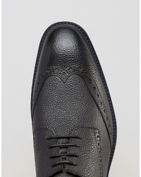 Selected Homme Dwight Leather Brogue Shoes