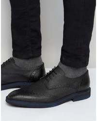 Selected Homme Dwight Leather Brogue Shoes