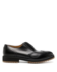 a. testoni Lace Up Leather Oxford Shoes