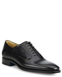 Sutor Mantellassi Leather Brogue Oxford Shoes